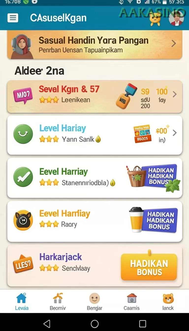 Cuplikan layar MULTIPLAYER — menu navigasi